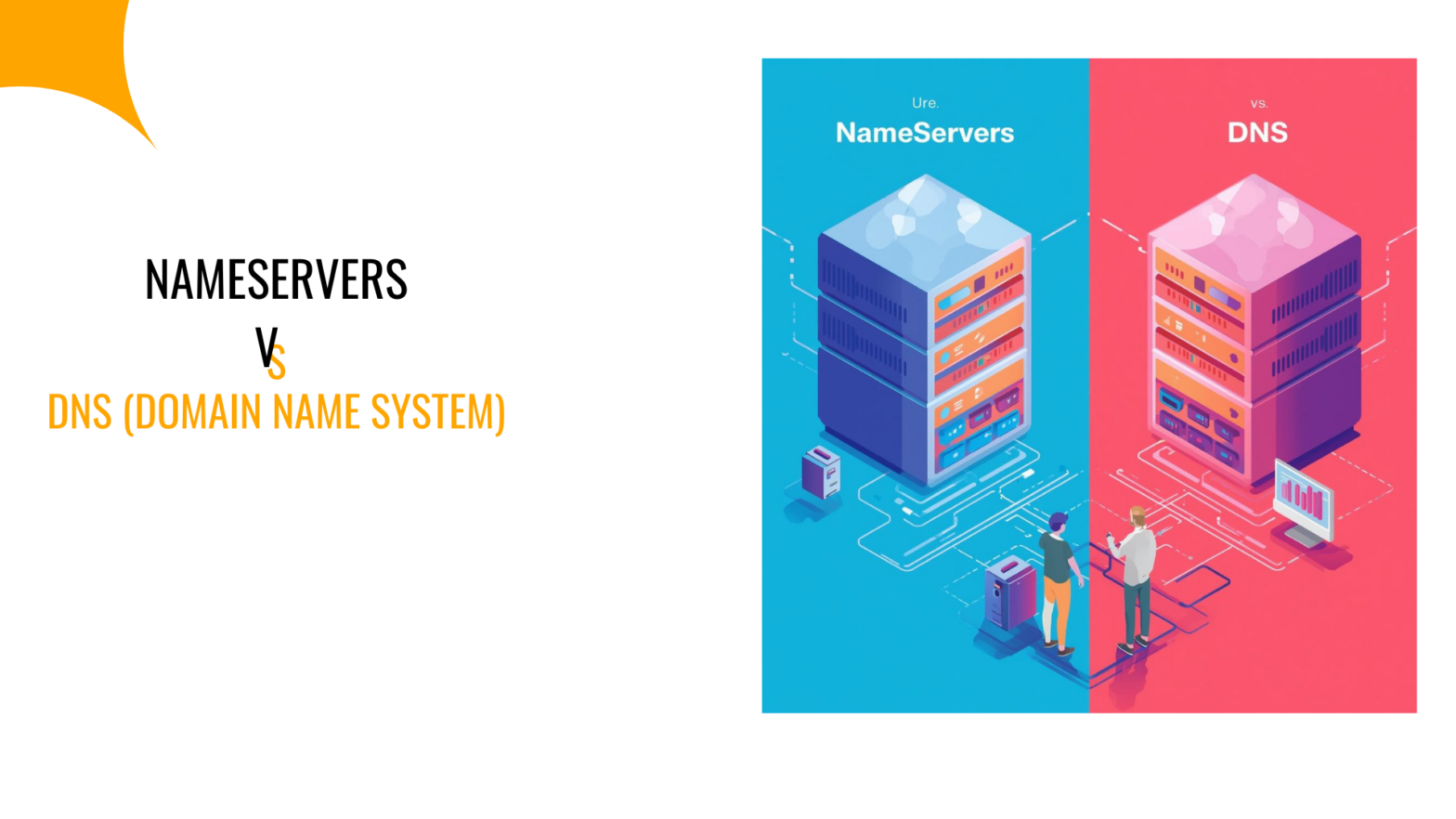 nameservers vs dns(domain name system)